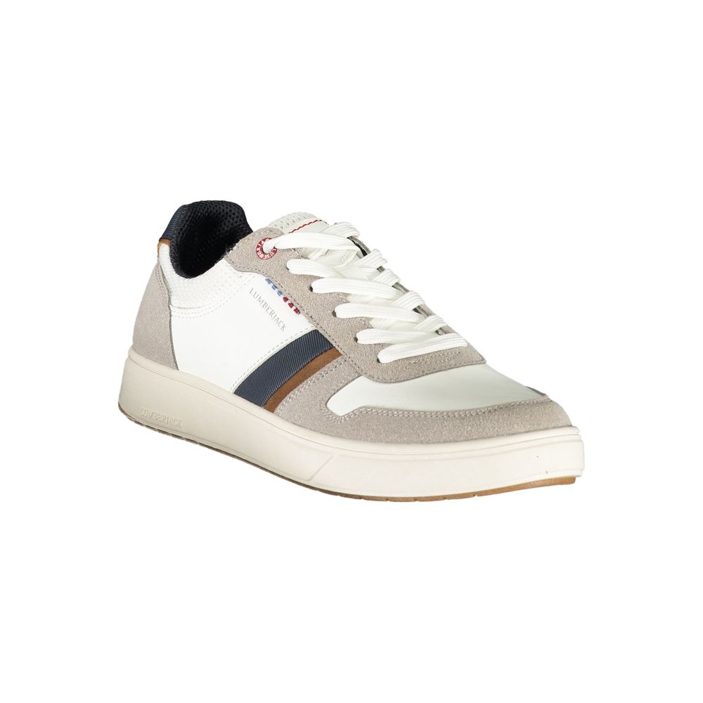 Lumberjack Bianco Polyurethane Men Sneaker