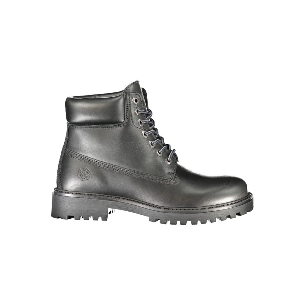 Lumberjack Black Leather Men Sneaker