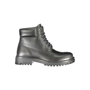 Lumberjack Black Leather Men Sneaker