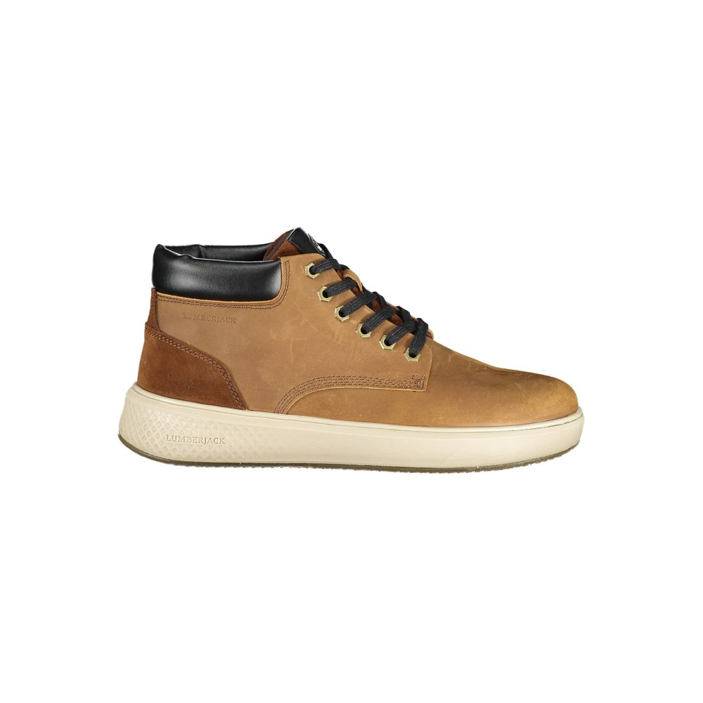 Lumberjack Brown Leather Men Boot