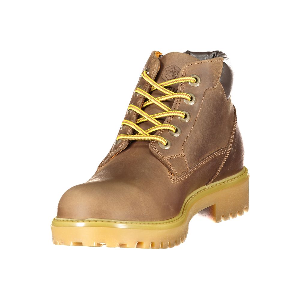 Lumberjack Marrone Leather Men Sneaker
