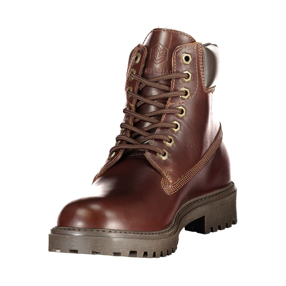 Lumberjack Marrone Leather Men Sneaker
