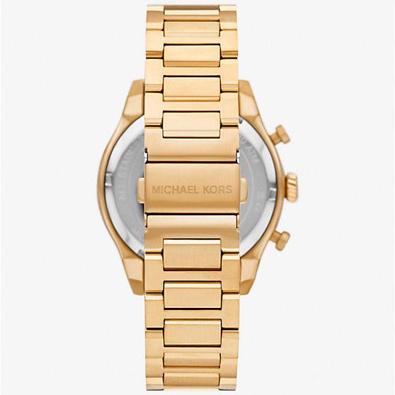 Michael Kors Panorama MK9195 Chronograph Watch in Gold Steel