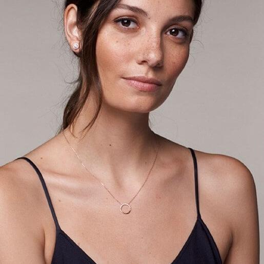 Michael Kors Stud Earrings MKC1035AN791 Zirconia Rose Gold