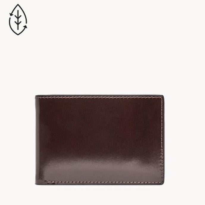 Portachiavi Fossil ML4321599 Pelle Blu/Marrone