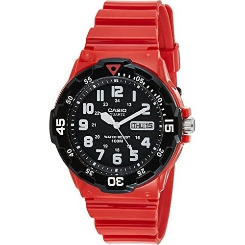 Casio MRW-200HC-4BVDF Orange Resin Sports Watch