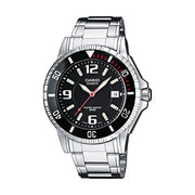 Casio MTD-1053D-1AVES Diver Look Black Steel Watch