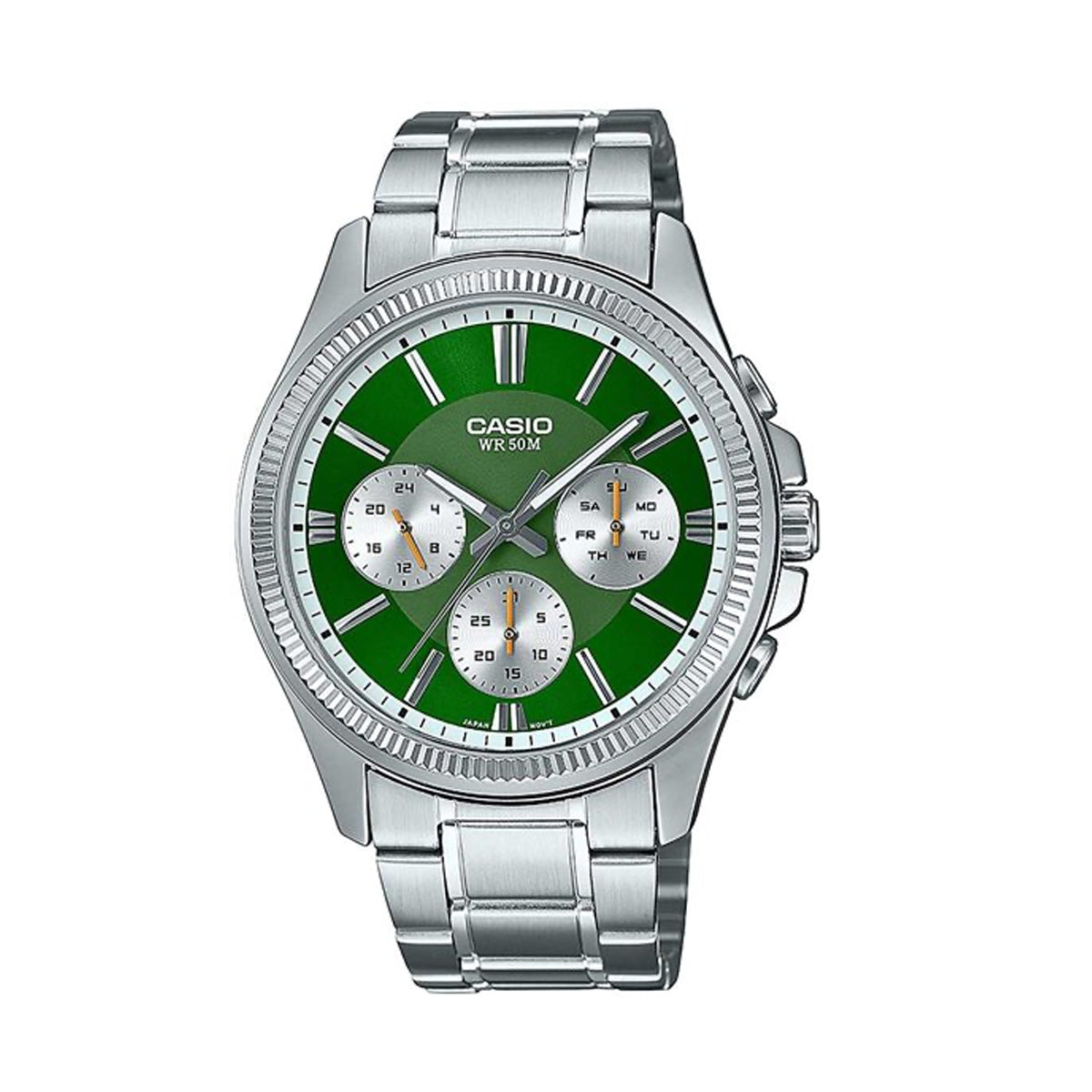 Casio MTP-1375PD-3AVEF Multifunction Green Steel Watch