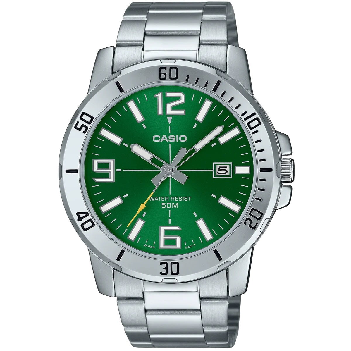 Casio MTP-VD01D-3BVUDF Classic Green Steel Watch