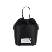 Maison Margiela Borsa Secchiello in Pelle di Vitello Nera con Catena