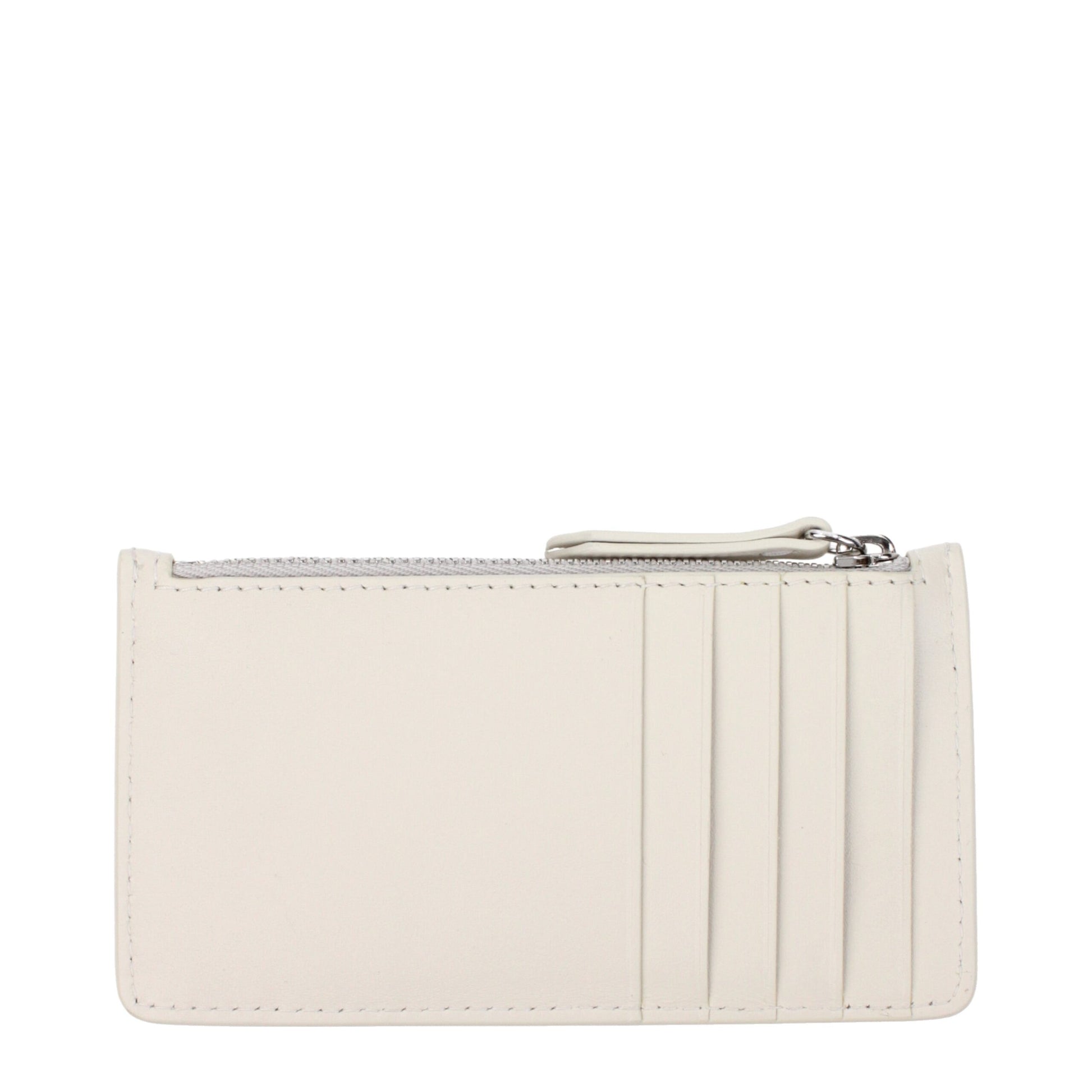 Maison Margiela Portamonete in Pelle Beige S56UI0143
