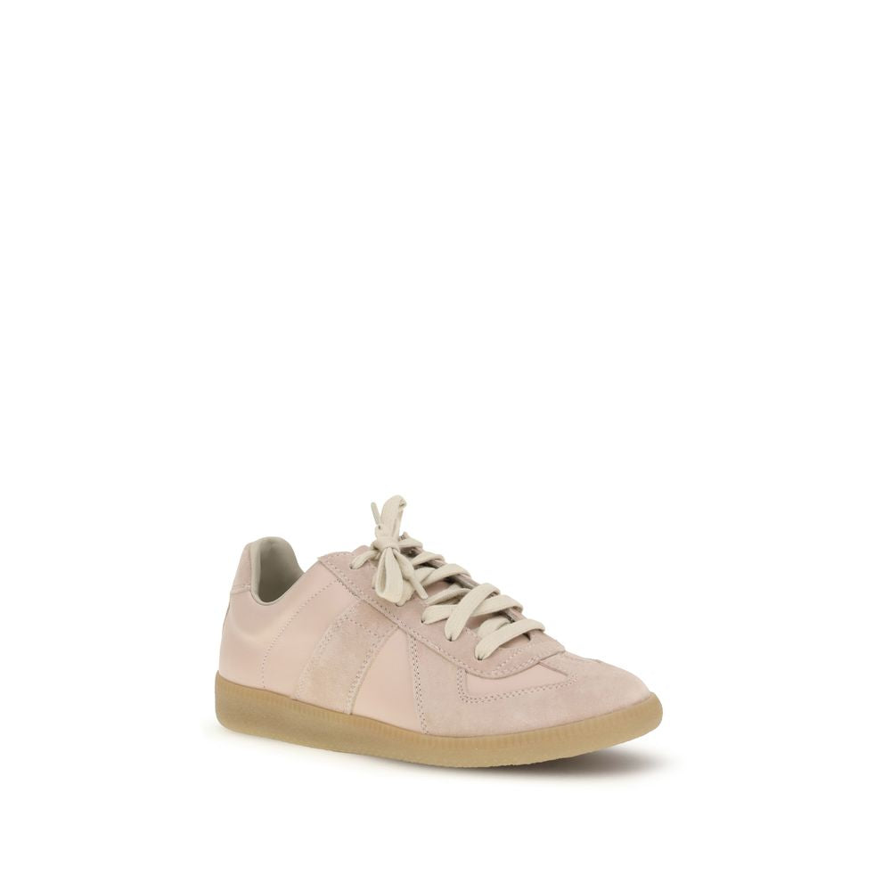 Maison Margiela Sneakers Low Top in Pelle di Vitello Multicolor