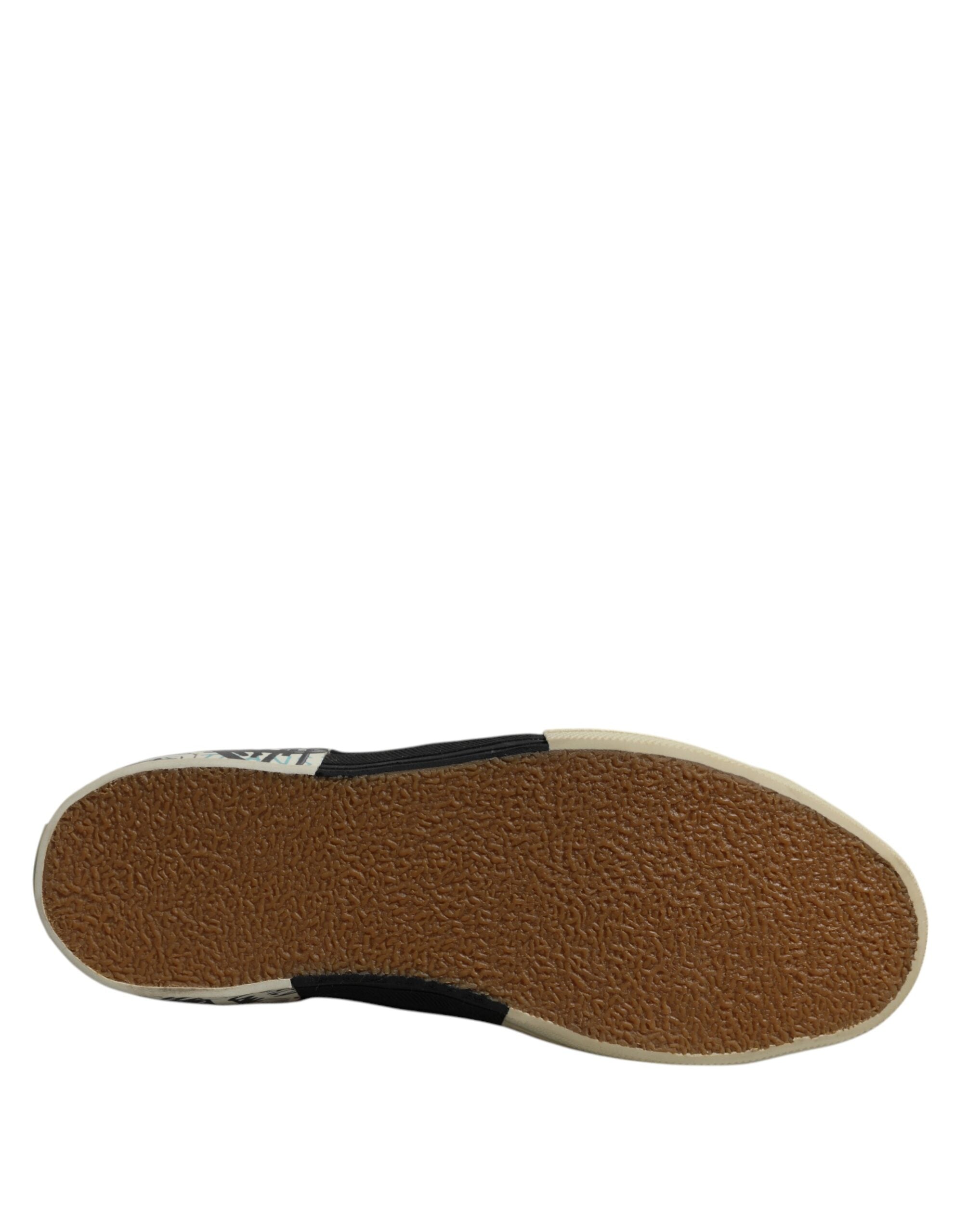 Maison Margiela Sneakers Mid Top in Canvas Bianche con Lacci