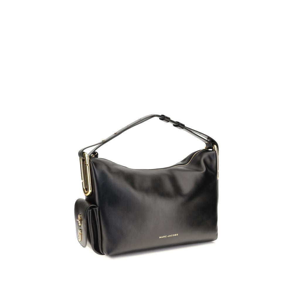 Marc Jacobs Black Bos Taurus Calf Leather Shoulder Bag