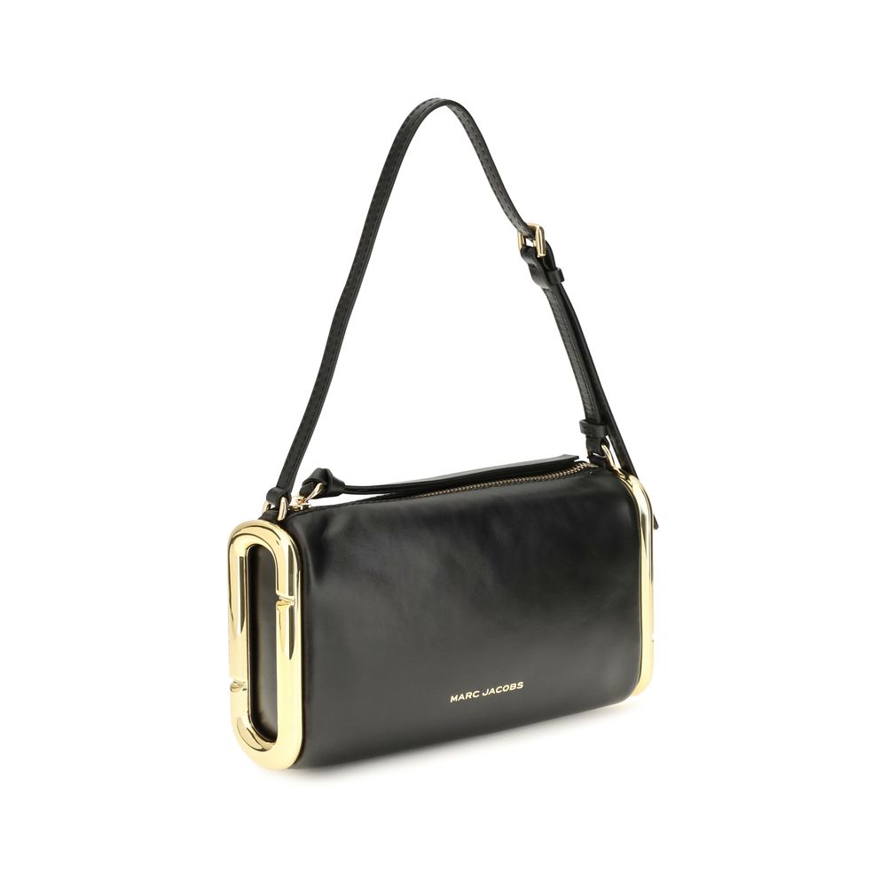 Marc Jacobs Black Bos Taurus Calf Leather Shoulder Bag