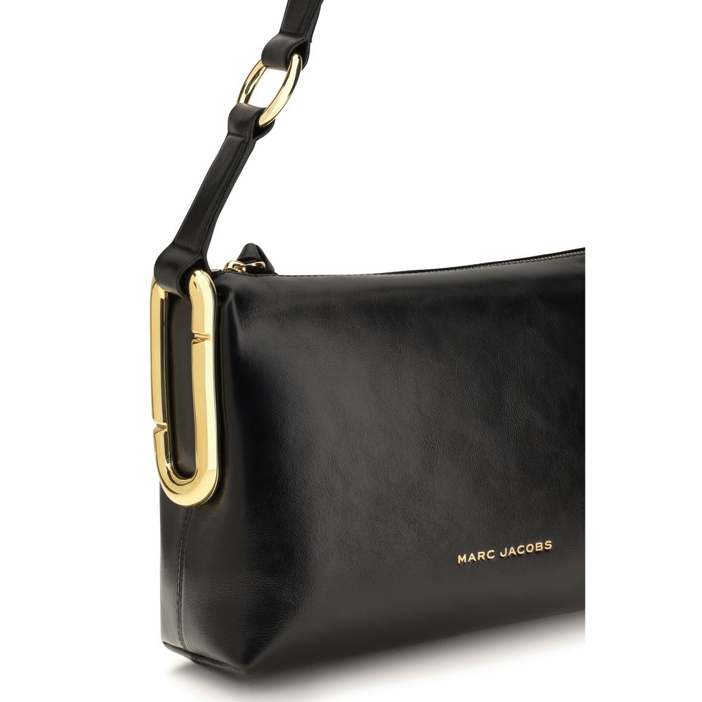 Marc Jacobs Black Bos Taurus Calf Leather Shoulder Bag
