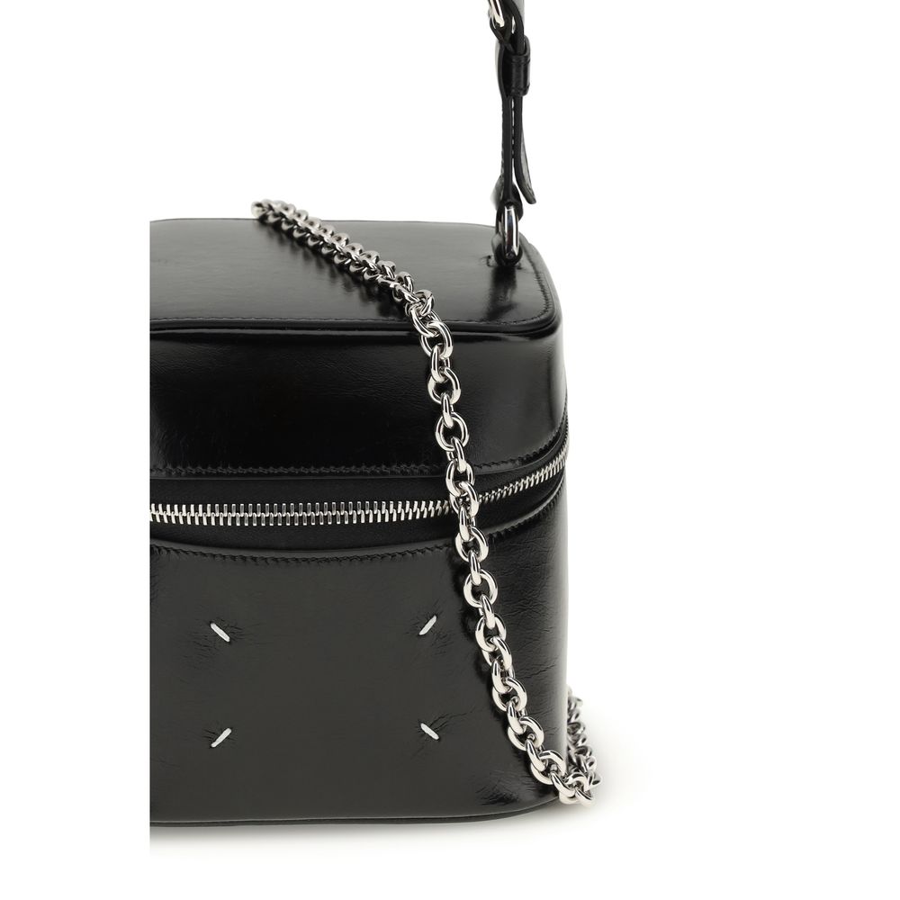 Margiela Black Calf Leather Bos Taurus Backet Bag