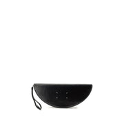 Margiela Black Calf Leather Bos Taurus Clutch Bag
