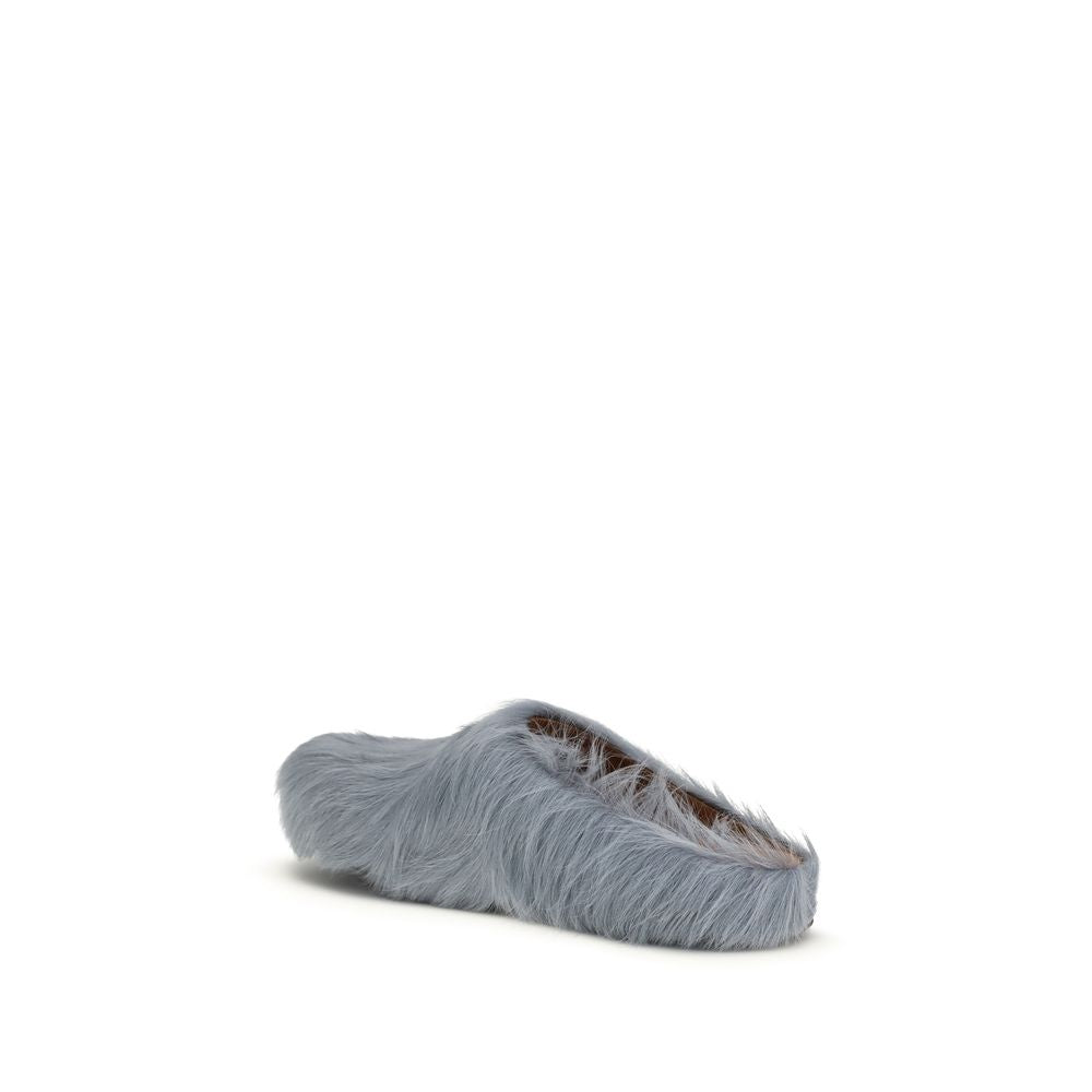 Marni Light Blue Rubber Mules