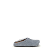 Marni Light Blue Rubber Mules
