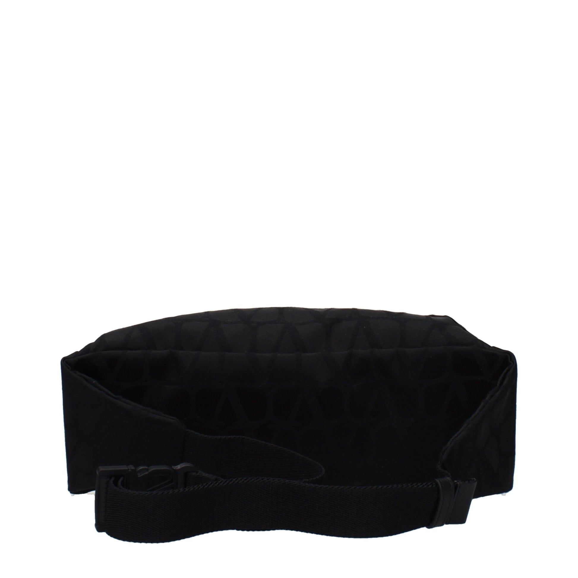 Marsupio Valentino Garavani Nero in Tessuto
