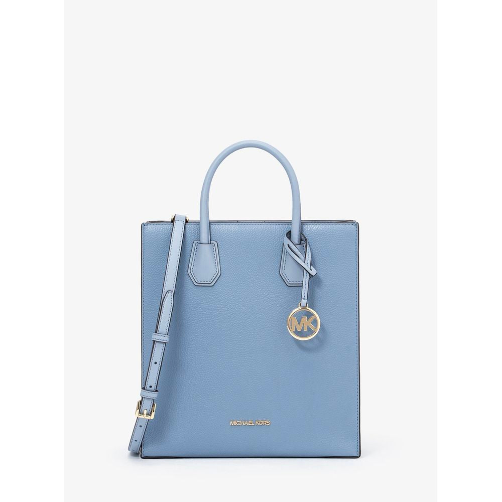Michael Kors Borsa a Mano Media in Pelle Blu