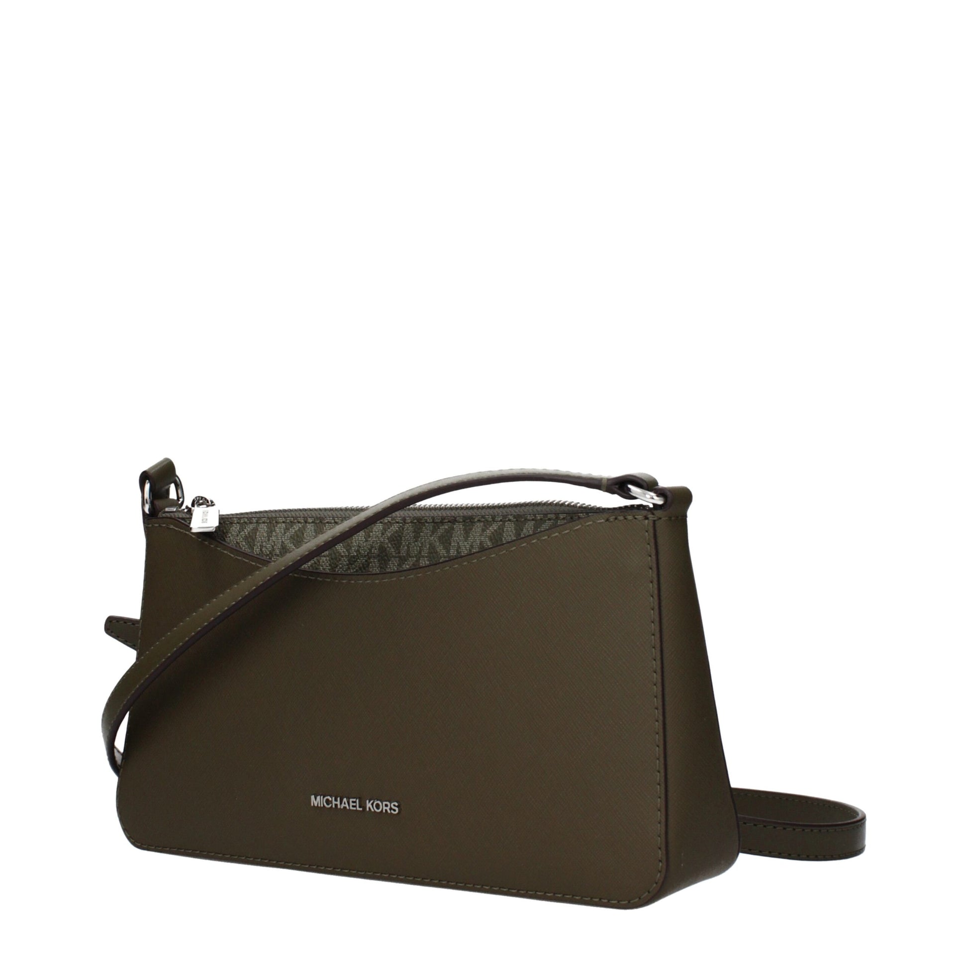 Michael Kors Borsa a Tracolla (35F5S4XC8L) in Tessuto Verde Oliva