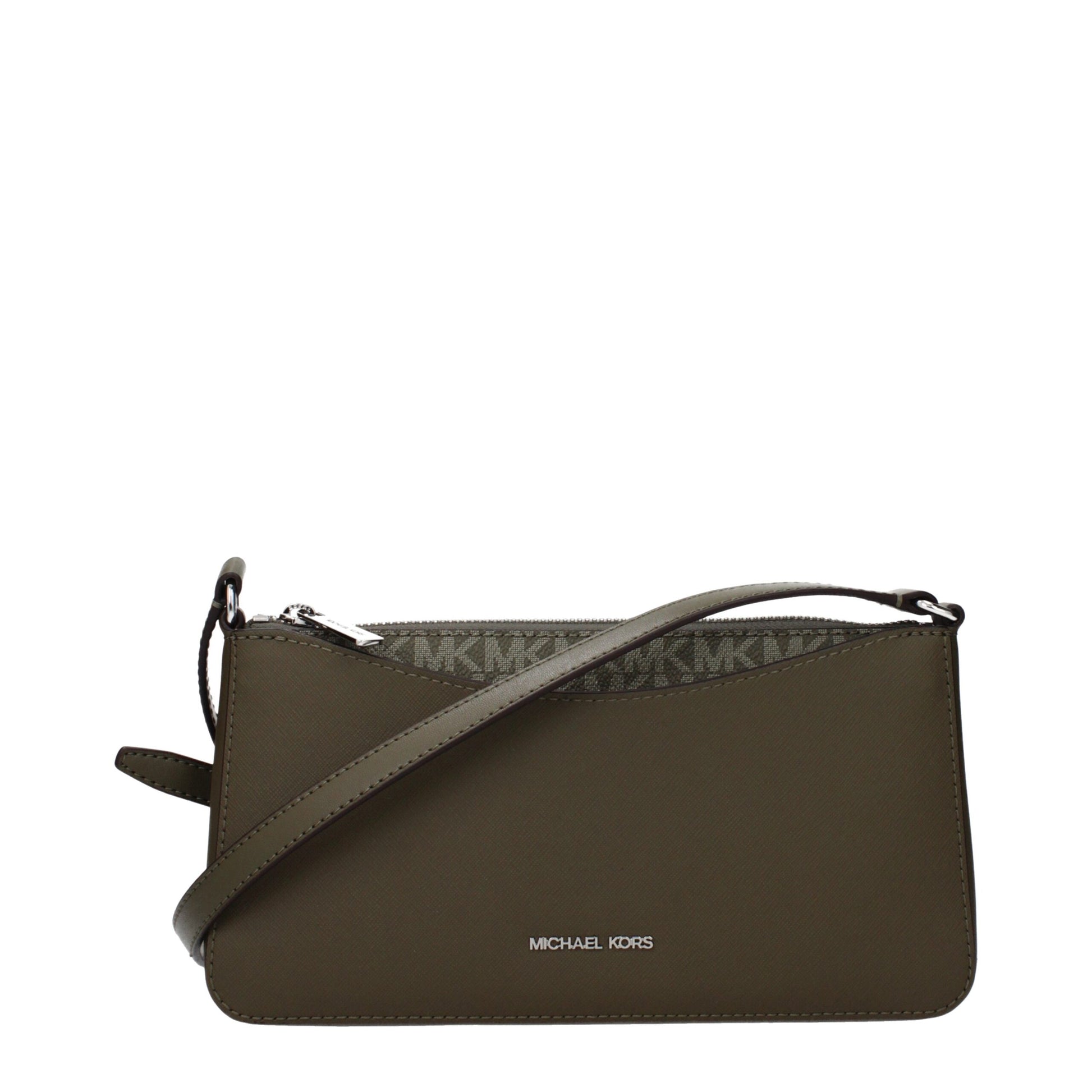 Michael Kors Borsa a Tracolla (35F5S4XC8L) in Tessuto Verde Oliva