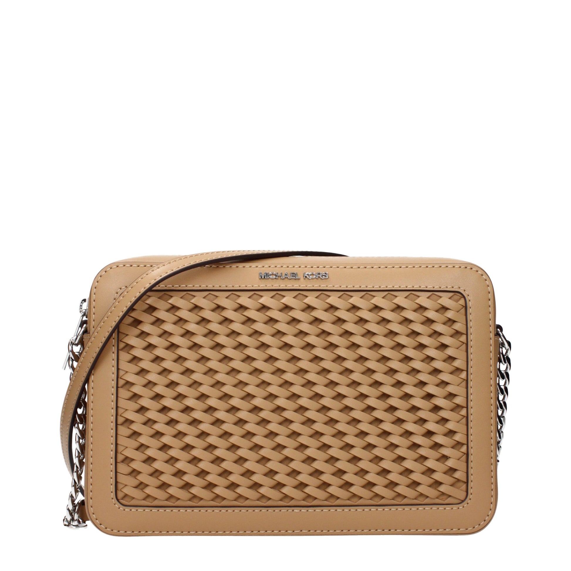 Michael Kors Borsa a Tracolla (35T5STTC3Y) in Pelle Marrone