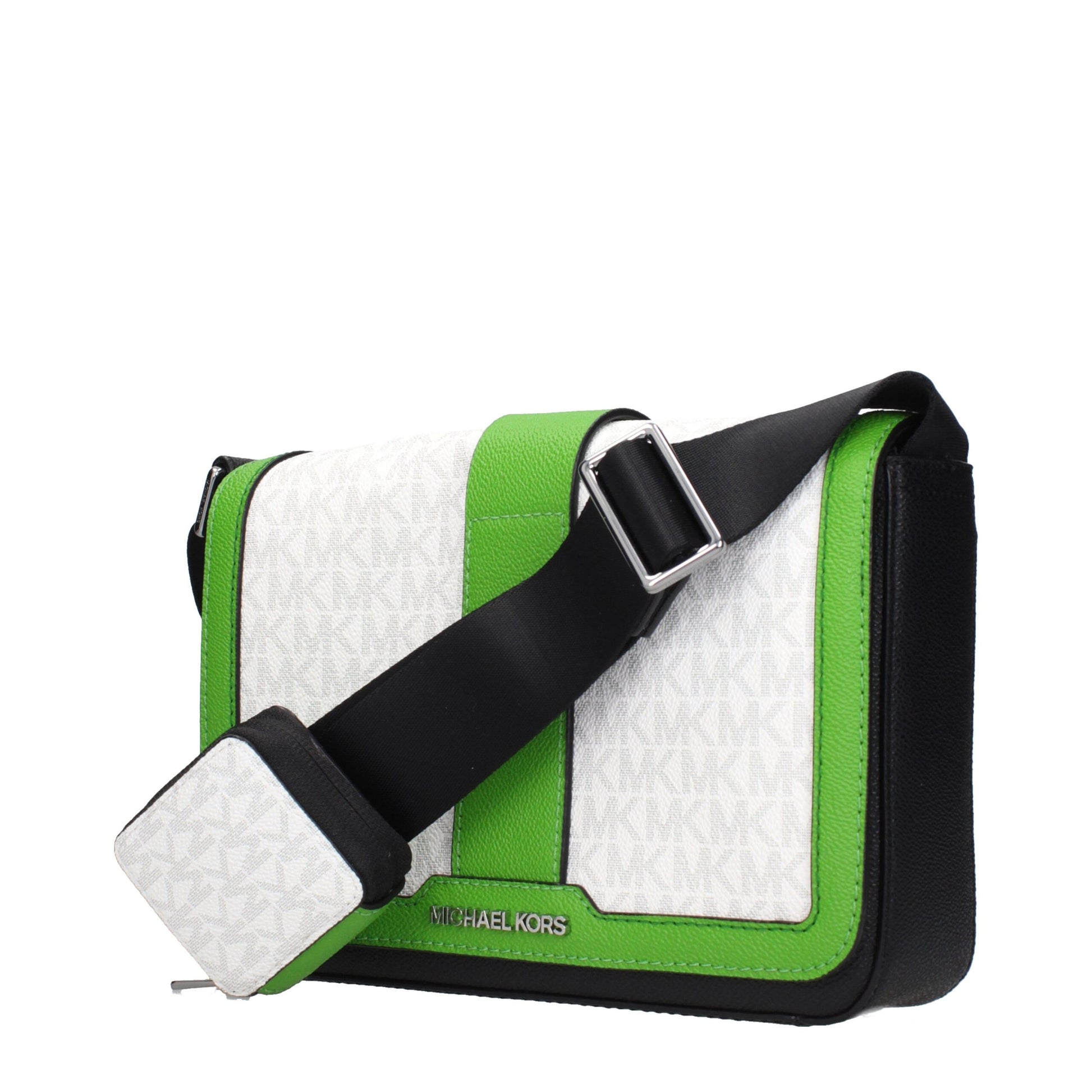 Michael Kors Borsa a Tracolla (37S5LCOM6B) in Tessuto Bianco