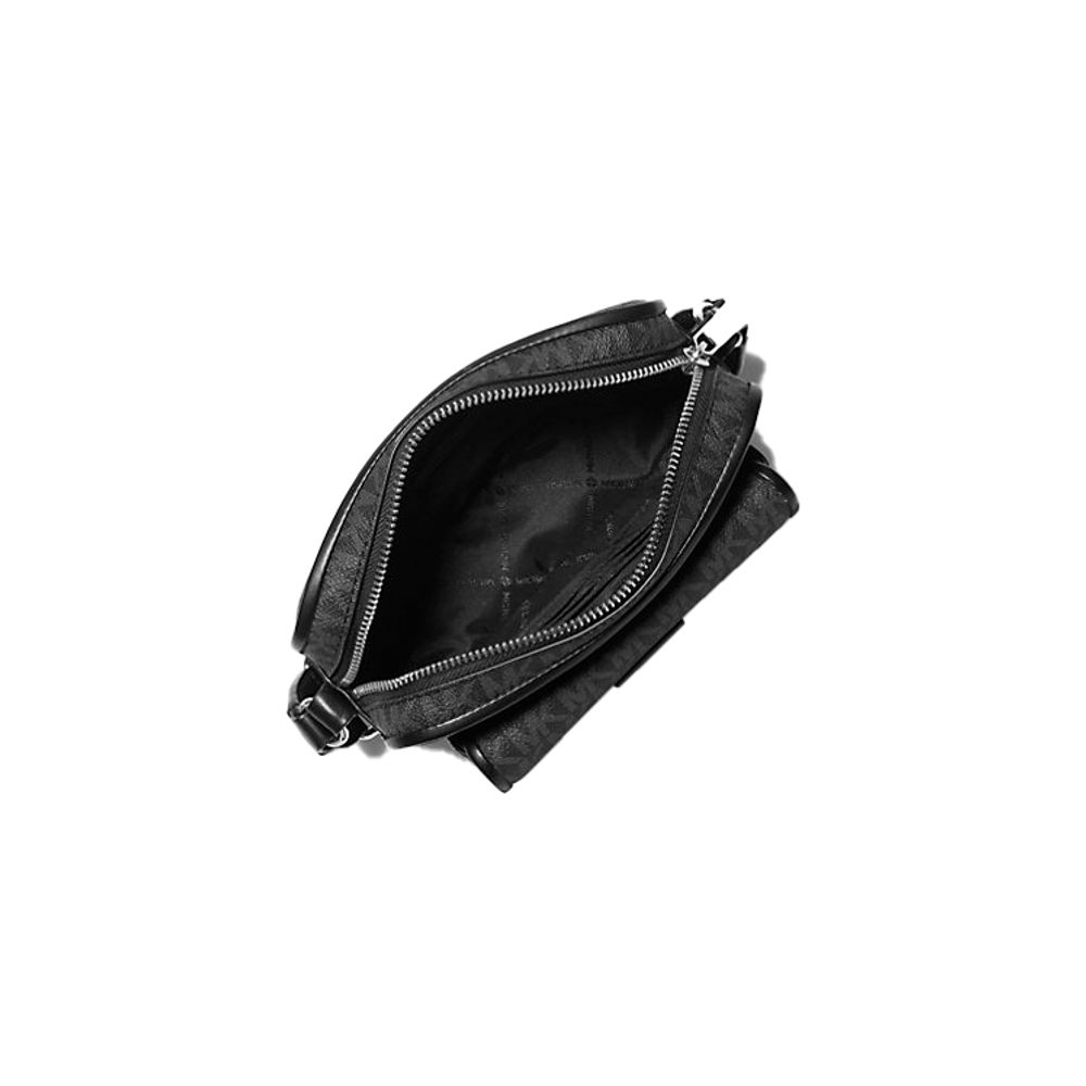 Michael Kors Borsa a Tracolla Bradshaw Mini in Canvas Nero
