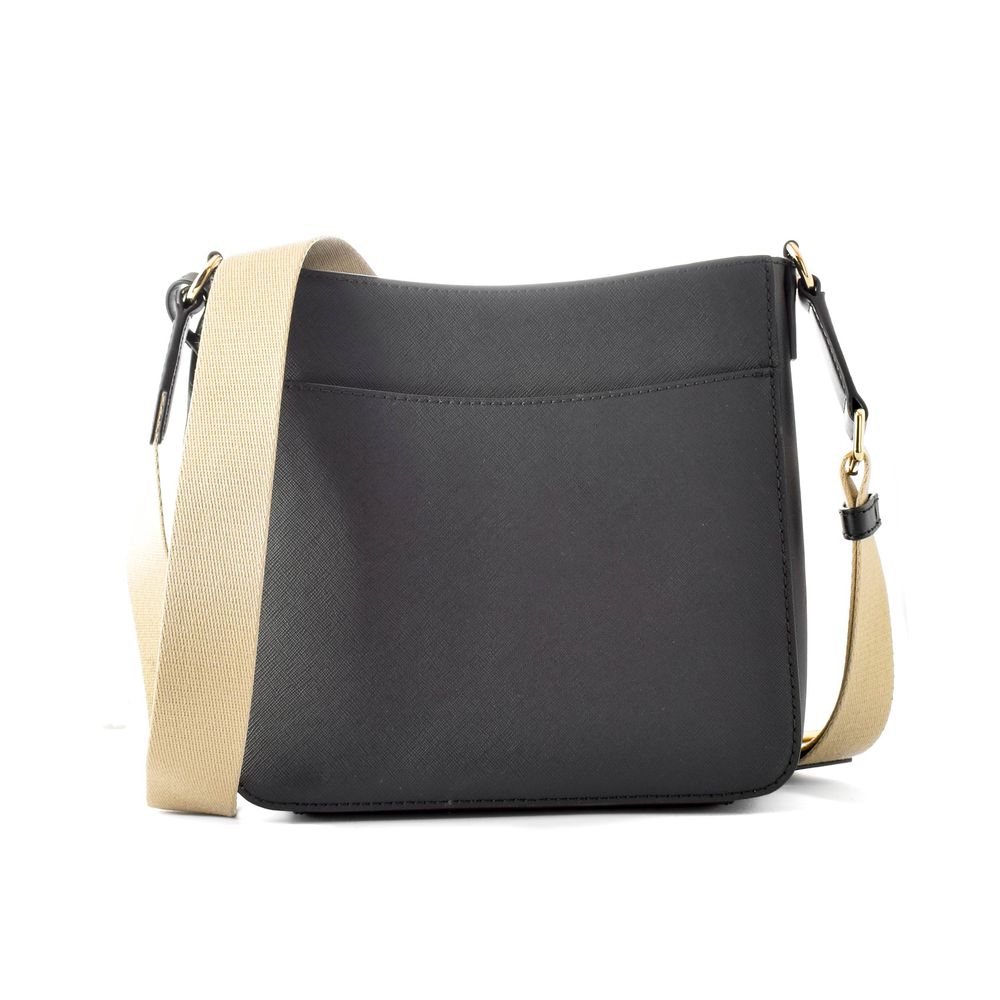 Michael Kors Borsa a Tracolla Jet Set Travel Media in Canvas Nero