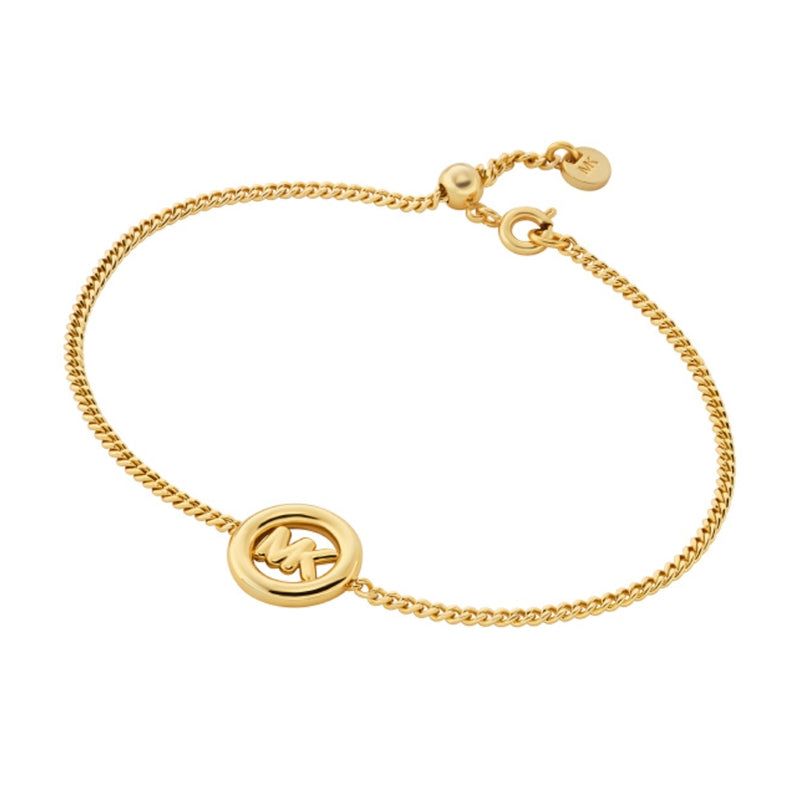 Michael Kors Collana Donna in Acciaio Inossidabile Pendente Logo