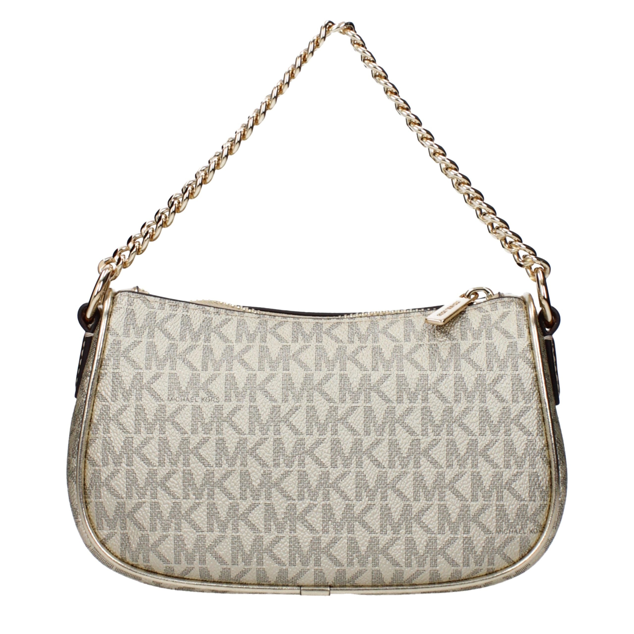 Michael Kors Gold Fabric Handbag