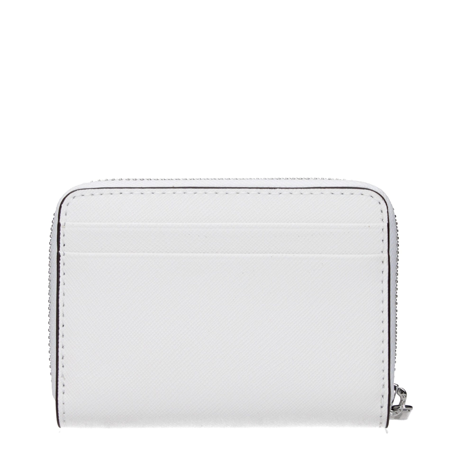 Michael Kors Porta Carte (35H8STVZ5L) in Pelle Bianca