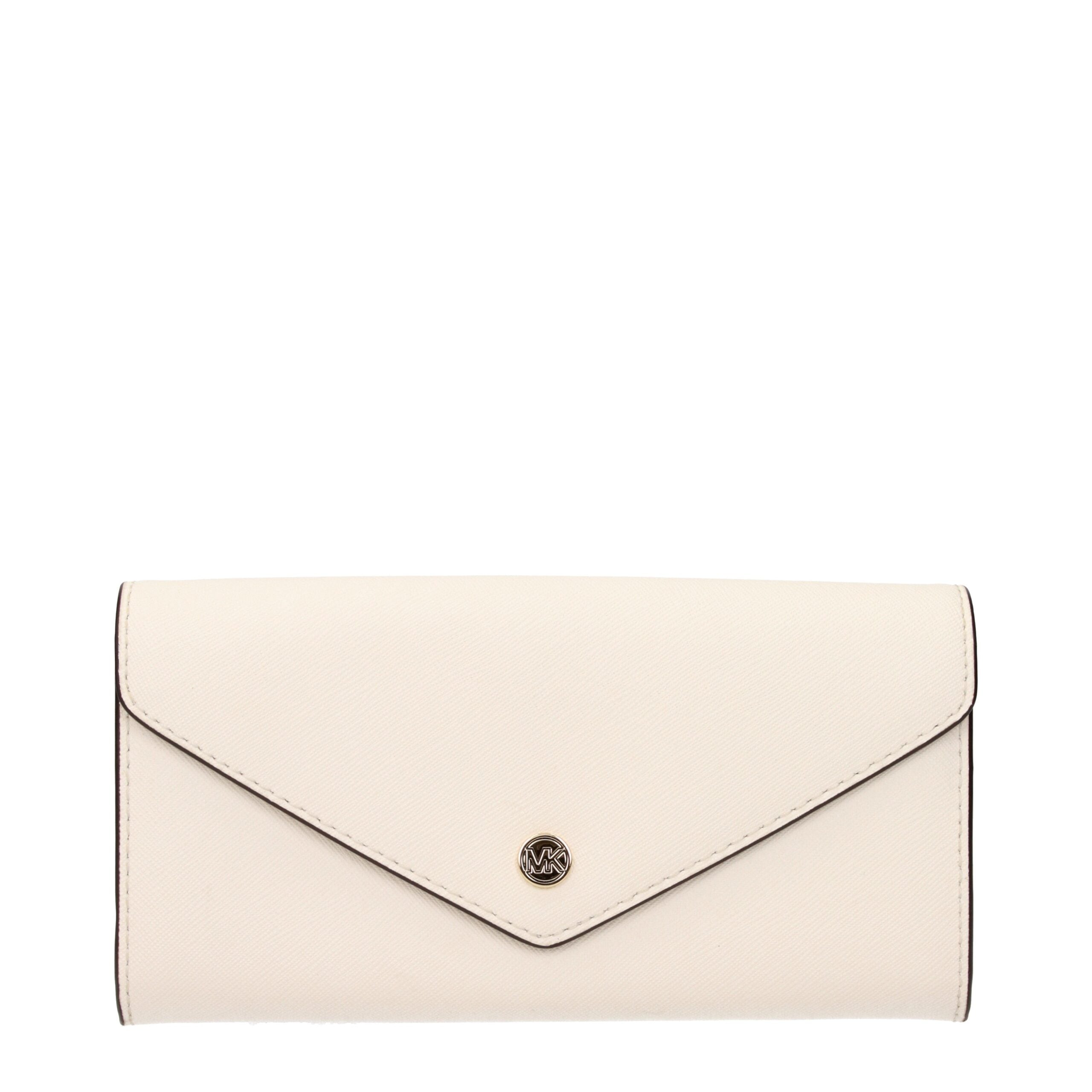 Michael Kors Portafoglio da Donna in Pelle Beige (35F3GTVE7L)