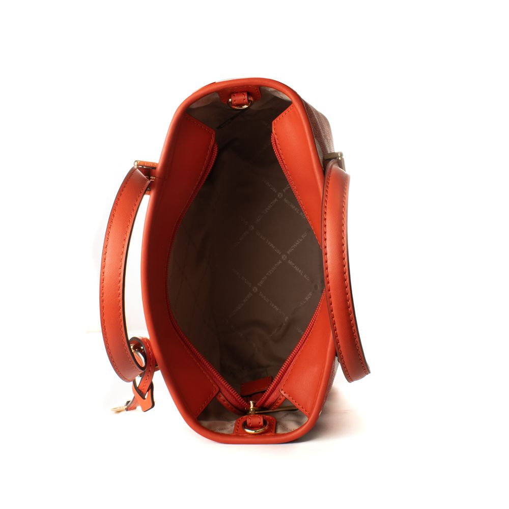 Michael Kors Tote Jet Set Travel Media in Canvas Arancione