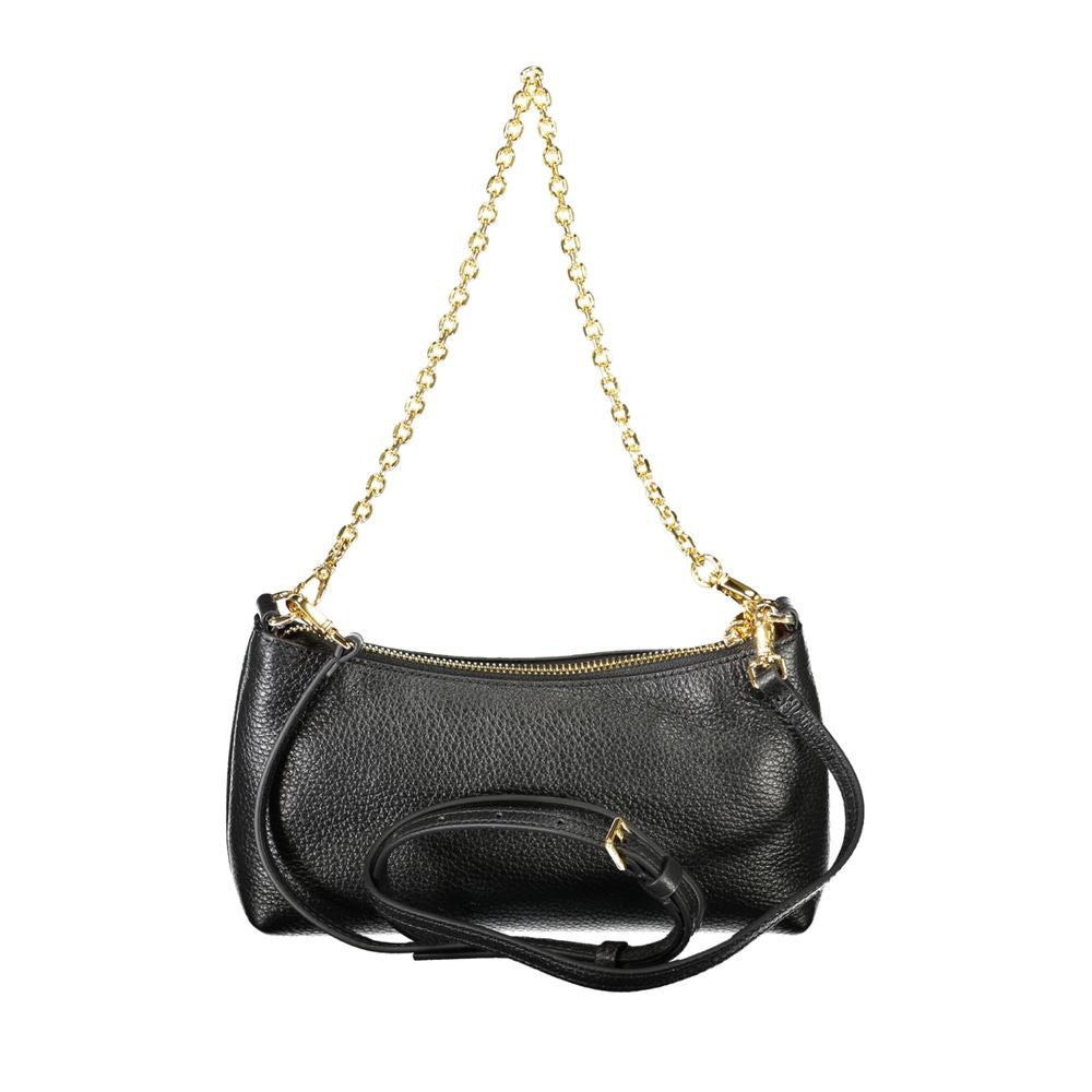 Mini Bag Coccinelle Aura Baguette in Pelle Nera