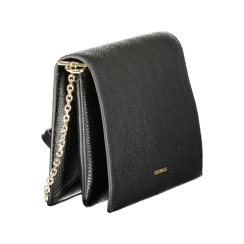 Mini Borsa a Tracolla Coccinelle Dandy in Pelle Nera