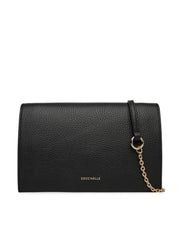 Mini Borsa a Tracolla Coccinelle Dandy in Pelle Nera