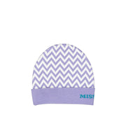 Missoni Berretto in Pura Lana Viola Slim Fit Donna
