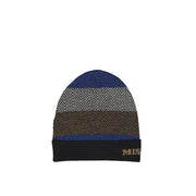Missoni Berretto in Pura Lana a Coste Blu Uomo
