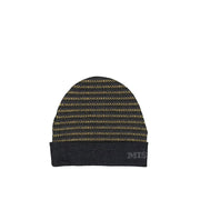 Missoni Berretto in Pura Lana a Coste Grigio Uomo