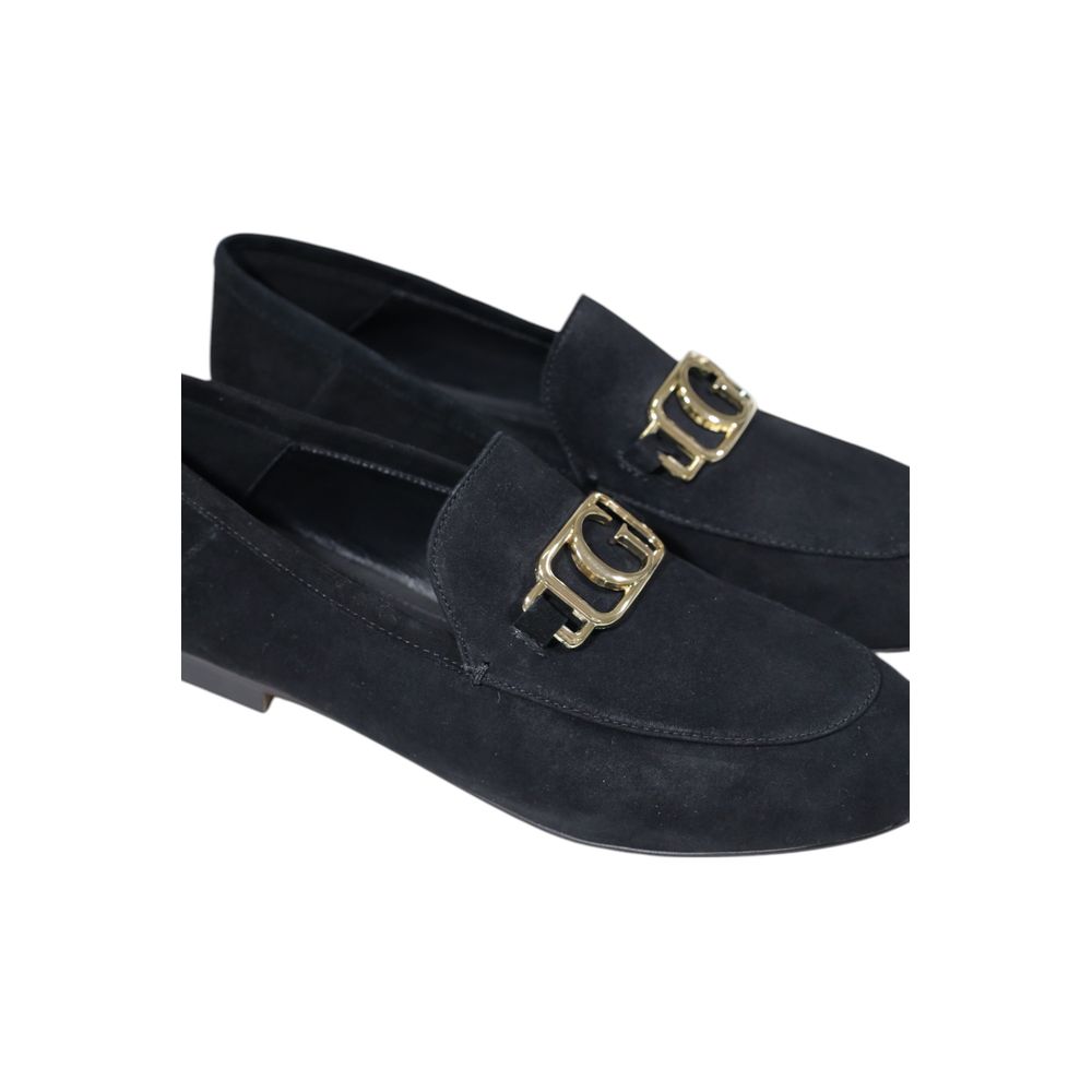 Mocassini Donna Guess MARTYNAS Flats in Pelle Nera