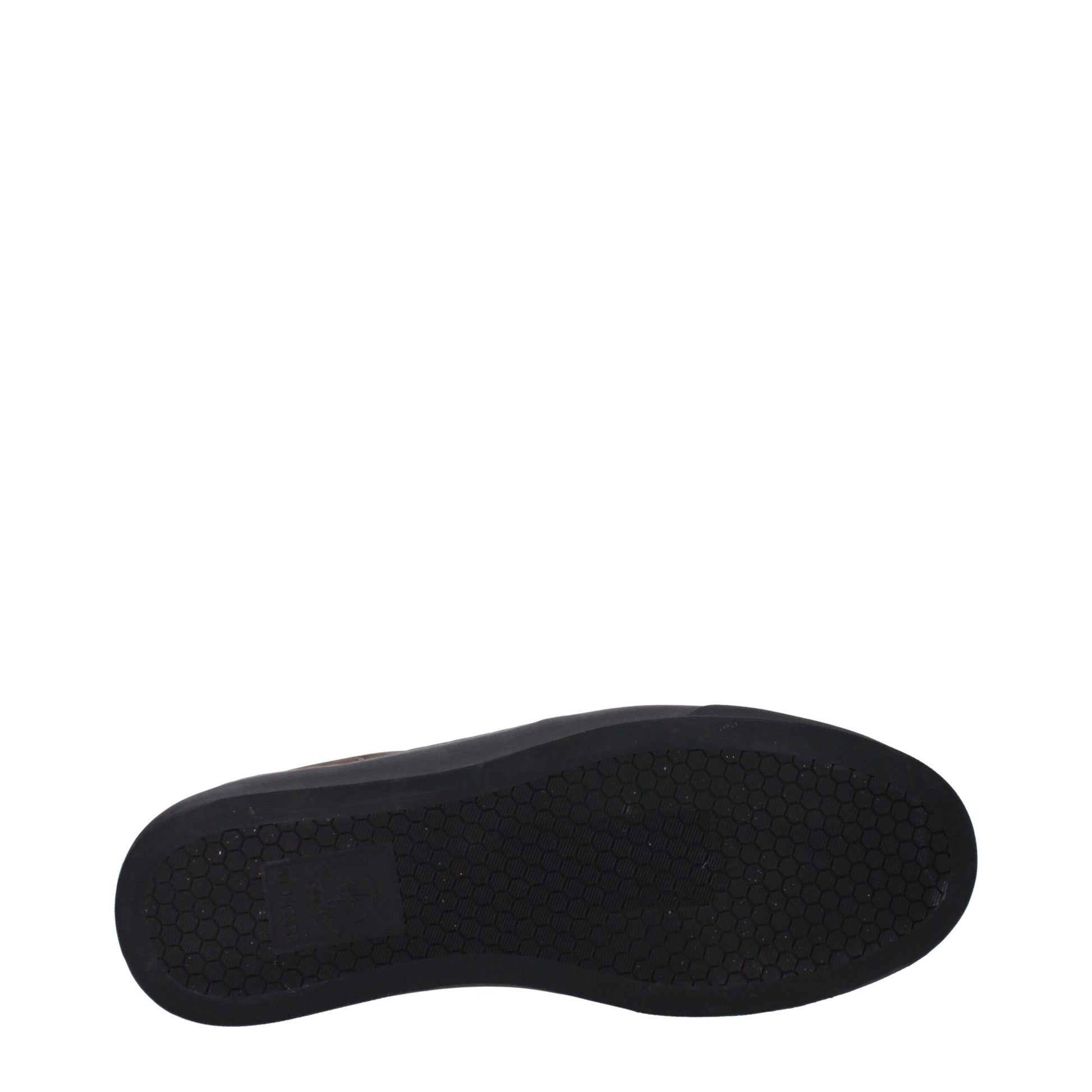 Mocassini Slip-On Moncler in Suede Marrone Effetto Vintage