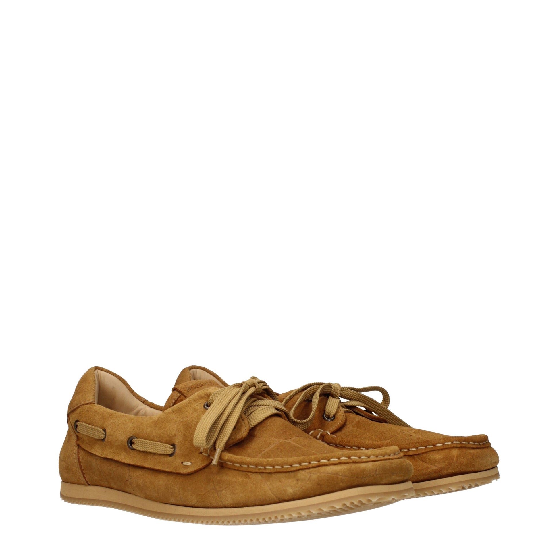 Mocassini Uomo Jacquemus Slip-On in Camoscio Marrone