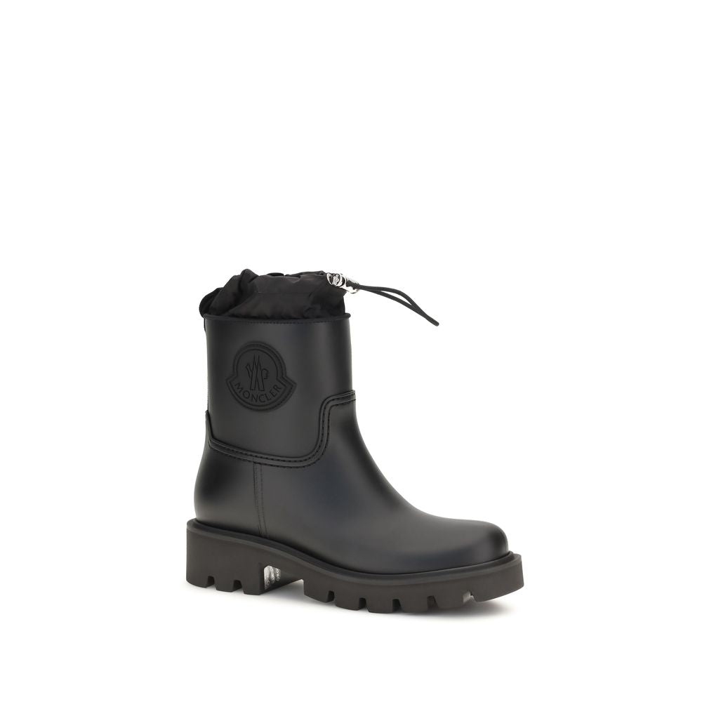 Stivali da pioggia Moncler in PVC nero