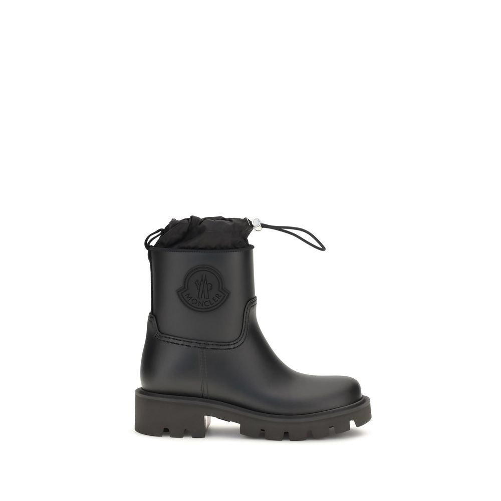 Stivali da pioggia Moncler in PVC nero