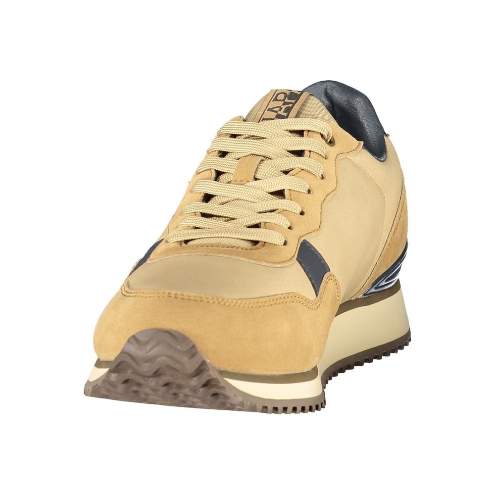 Napapijri Brown Fabric Men's Sneaker