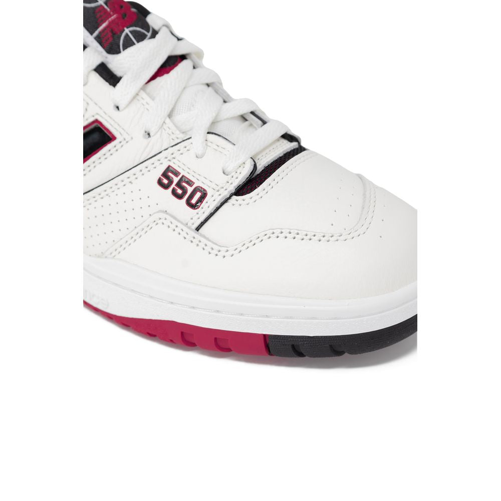 New Balance Red Leather Athletic Sneakers